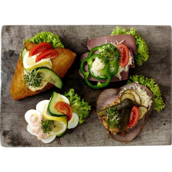 Deluxe open sandwich